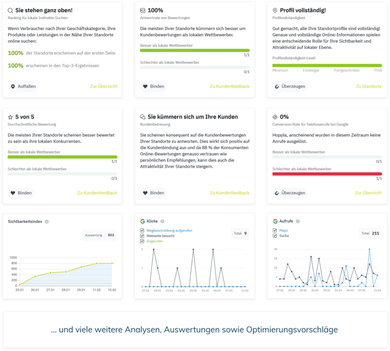 SEO Analysen und Auswertungen