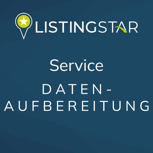 Einmalige Datenaufbereitung